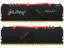  Зображення Kingston 64GB 2666MT/s DDR4 CL16 DIMM (Kit of 2) FURY Beast RGB, EAN: 740617319569 
